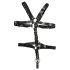 ZADO - Herren Leder Body Harness - Schwarz (S-L)