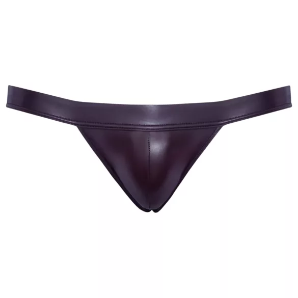 Glänzender Minimal-Slip für Herren (schwarz) - M