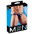 Svenjoyment – Glänzender Jockstrap (Schwarz) - L