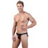 Glänzender Minimal-Slip für Herren (schwarz) - XL