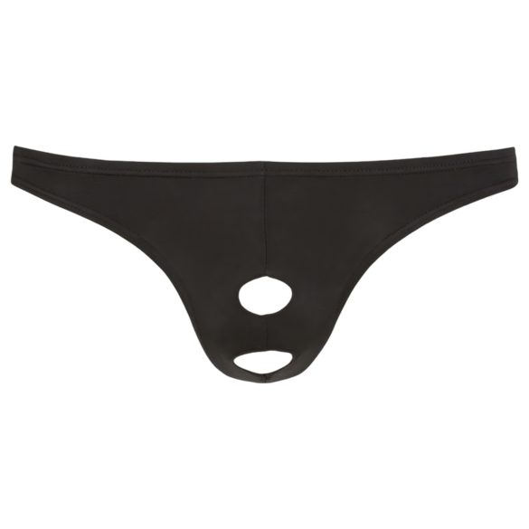 Showmaster Herren-String (schwarz)