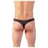 Showmaster Herren-String (schwarz)