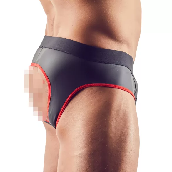 Svenjoyment - Offene Jock-Unterhose (schwarz) - XL