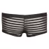 Svenjoyment - Transparente, gestreifte Boxershorts (schwarz) - L