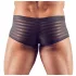 Svenjoyment - Transparente, gestreifte Boxershorts (schwarz) - L