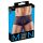 Transparenter Streifenboxer (schwarz) - XL