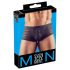 Transparenter Streifenboxer (schwarz) - XL