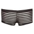 Transparenter Streifenboxer (schwarz) - XL