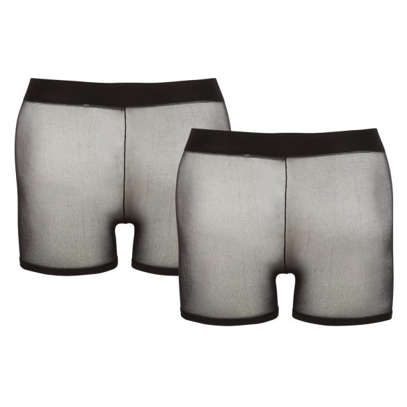 Svenjoyment - Transparente Boxershorts Set - Schwarz (2-teilig) S-L