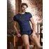 NEK - Schwarze Schnürnetz-Boxershorts (Blau)