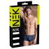 NEK - Schwarze Schnürnetz-Boxershorts (Blau) - M