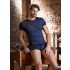 NEK - Schwarze Schnürung Netz-Boxershorts (Blau) - M