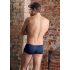 NEK - Schwarze Schnürung Netz-Boxershorts (Blau) - M