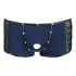 NEK - Schwarze Schnürung Netz-Boxershorts (Blau) - M