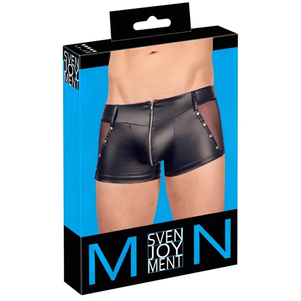 Svenjoyment - Glänzender Boxer (Schwarz) - XL