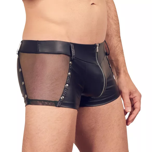 Svenjoyment - Glänzender Boxer (Schwarz) - XL