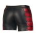 NEK - Schwarze Boxershorts mit rotem Seiteneinsatz und Reißverschluss - XL