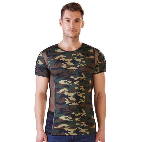 / NEK - Camouflage Herren T-Shirt (grün-braun)