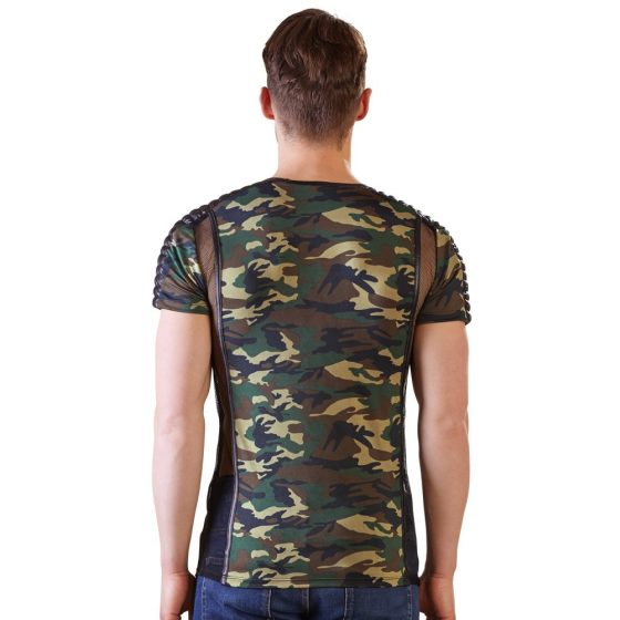 / NEK - Camouflage Herren T-Shirt (grün-braun) - 2XL