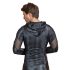 NEK - Herren-Kapuzenpullover mit Schlangenleder-Optik (schwarz) - M