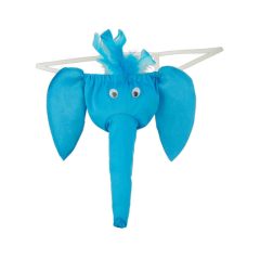 Elefanten-Tanga - blau (S-L)