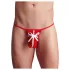 Geschenk Weihnachts-String in Rot für Männer (S-L)