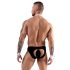 Svenjoyment - Herren Kellner-Tanga-Set (schwarz-weiß) - M
