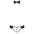 Svenjoyment - Herren Kellner-Tanga-Set (schwarz-weiß) - XL