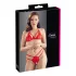 Cottelli - offenes Spitzen-BH-Set (rot) - XL