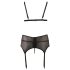 Cottelli Plus Size - Spitzenwäsche-Set (schwarz) - XXL