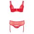 Cottelli Plus Size - Variabeles Dessous-Duo (Rot) - 90E/XL