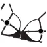 Abierta Fina - Glanzende Spitzenzauber - BH-Set (Schwarz) - XL