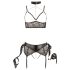 Cottelli Bondage - Verführerisches Spitzen-Set (5-teilig) - XL
