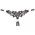 Cottelli - Funkelndes besticktes BH-Set (schwarz) - L
