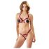 Cottelli - offenes BH-Set mit Metallring (rot)