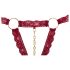 Cottelli - offenes BH-Set mit Metallring (rot)