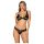 Obsessive Luvae - Blumen-Strass BH-Set (schwarz)
