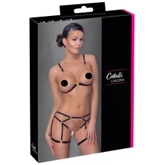   Cottelli - Kettenkette Zierkörperschmuck - 2-teilig (schwarz)