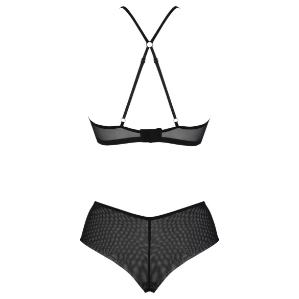 Passion Eco Kerria - Spitzen-Bikini-Set (schwarz)