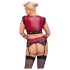 / Cottelli Bondage Plus Size - Spitzen-BH Set (Rot)