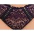Cottelli Plus Size - Transparentes Muster-BH-Set (Lila)