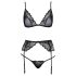Kussbarer - Dessous-Set (schwarz)