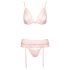 Kissable - spitzen Dessous-Set (Rosa) - L/XL