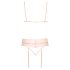 Kissable - spitzen Dessous-Set (Rosa) - L/XL