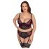 Cottelli Plus Size – BH-Set (Rot)