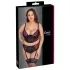 Cottelli Plus Size - verstellbares BH-Set (rot)