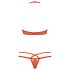 Obsessive 838-SET-3 - Rotes Spitzen-BH-Set mit Riemen