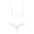 Obsessive Set Heavenly - Spitzen-BH-Set (Weiß)