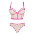 Obsessive Nudelia - BH-Set (Natur-Pink) - S/M
