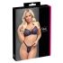 Cottelli Party - Schnürkorsett-Set (schwarz) - 80C/M